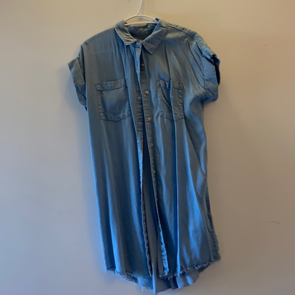 Faux Jean Dress